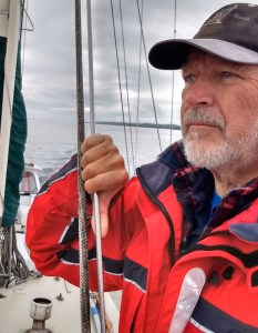 Ray Penson aboard Yacht Truce