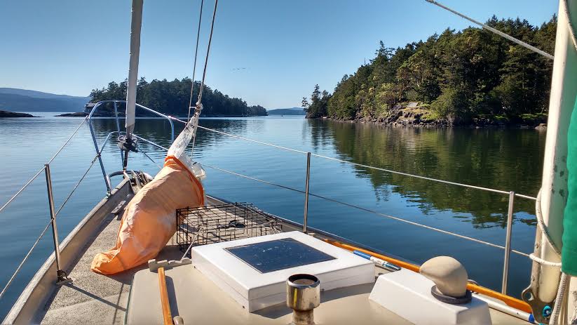 ‘Anchorage at the end of Glenthorne Passage’ Photo Ray Penson