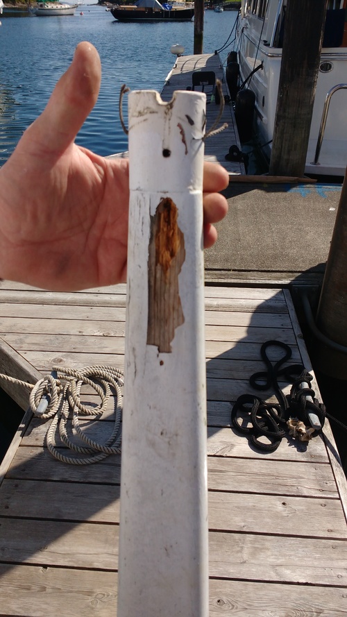 Nasty rot on spreader