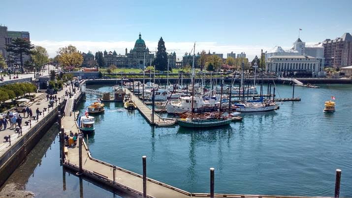 Victoria Harbour and Parliament Building. Photo by Ray Penson