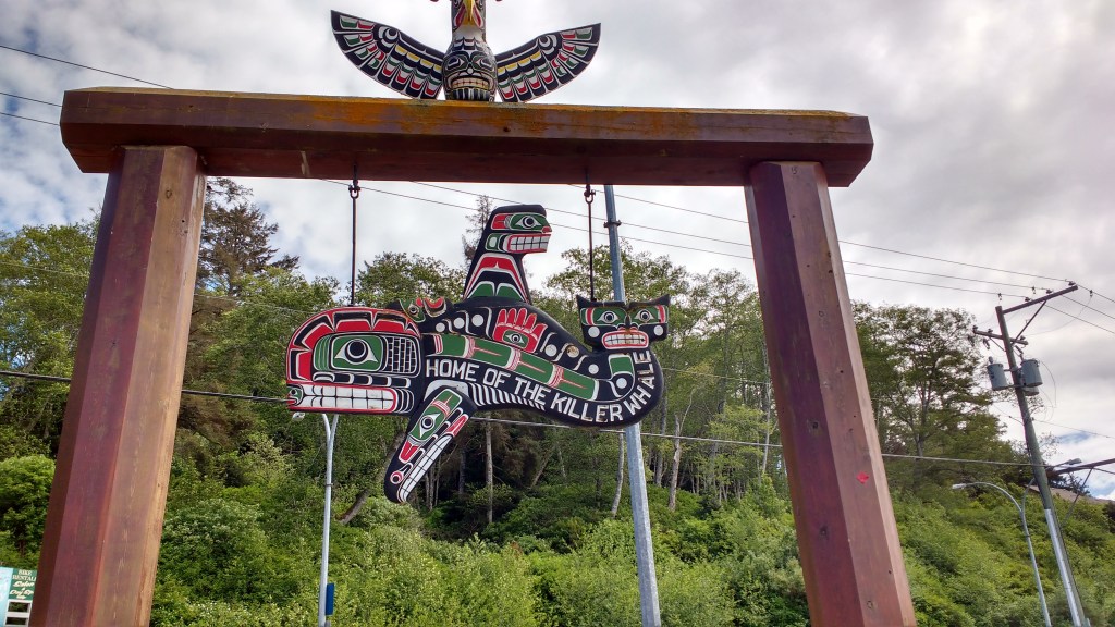 Alert Bay Home of the Killer Whale Port Mcneil Canada. Photo Ray Penson