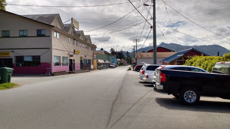 Alert Bay Main Street.Port Mcneil Canada. Photo Ray Pensonjpg