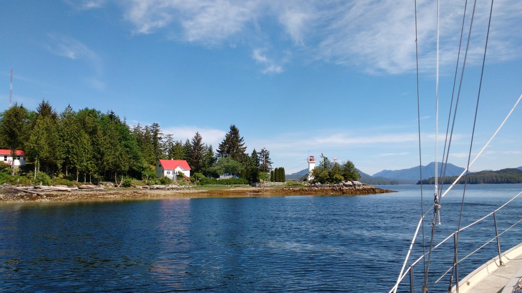 Dryad Point Lighthouse North of Bella Bella. Photo Ray Penson
