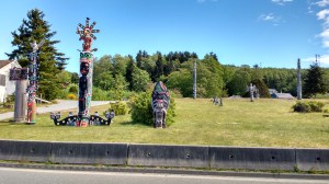 Namgis Burial ground Canada. Photo Ray Penson