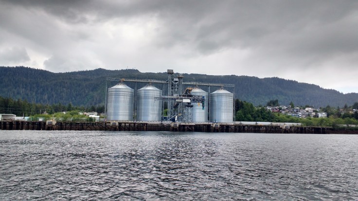 Prince Rupert Grain Silo's.Photo Ray Penson 