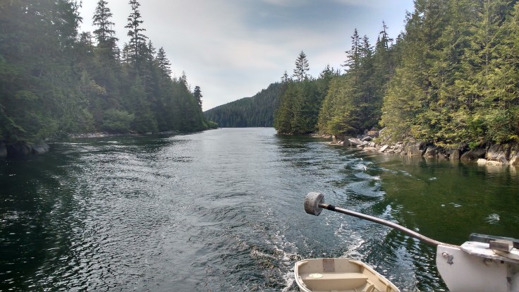 El Capitano Passage, Dry Pass. Feels less than 20m wide. Photo Ray Penson