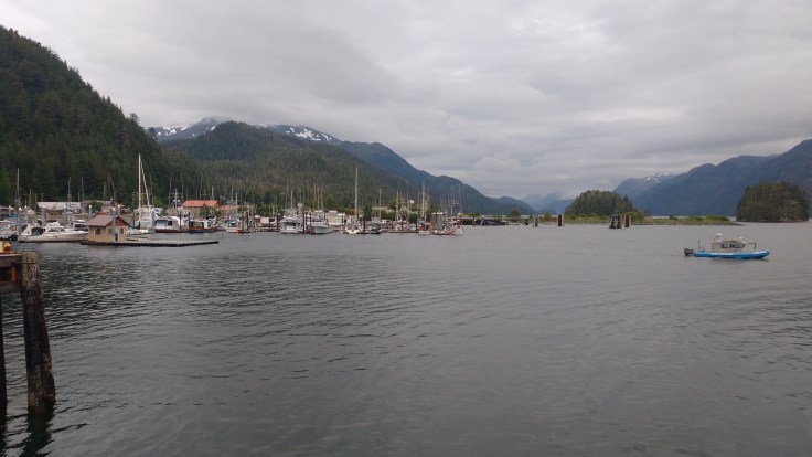 Pelican Harbour with State Troopers present. Photo Ray Penson