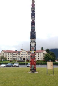 Totem Square, Sitka. Photo Ray Penson