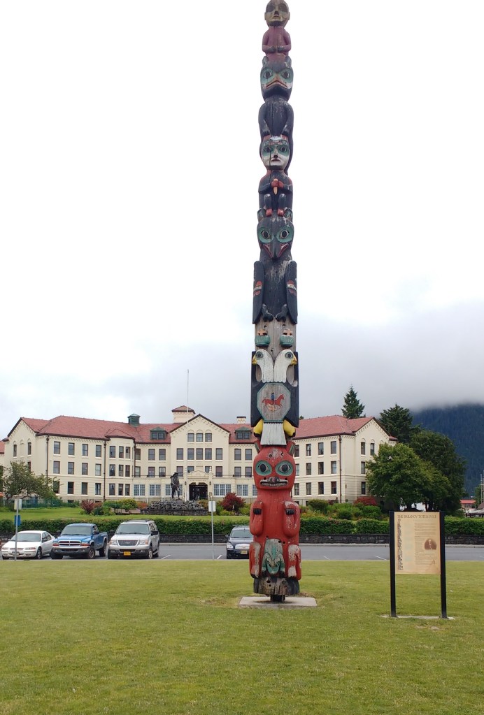 Totem Square, Sitka. Photo Ray Penson