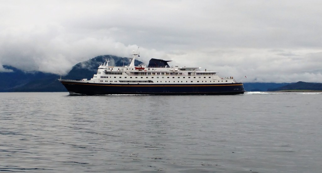 US Ferry Columbia heading to Sitka. Photo Ray Penson