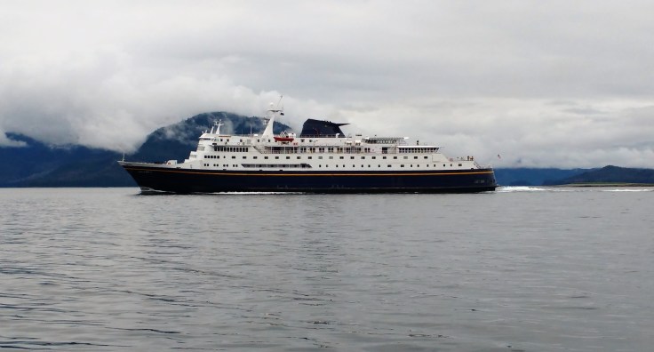 US Ferry Columbia heading to Sitka. Photo Ray Penson
