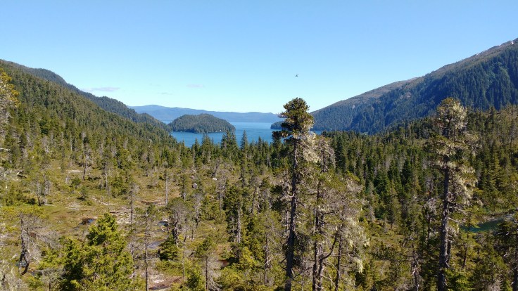 View from Baranof Island to Chatham Strait. Photo Ray Penson
