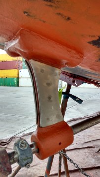 Finished splint Starboard side