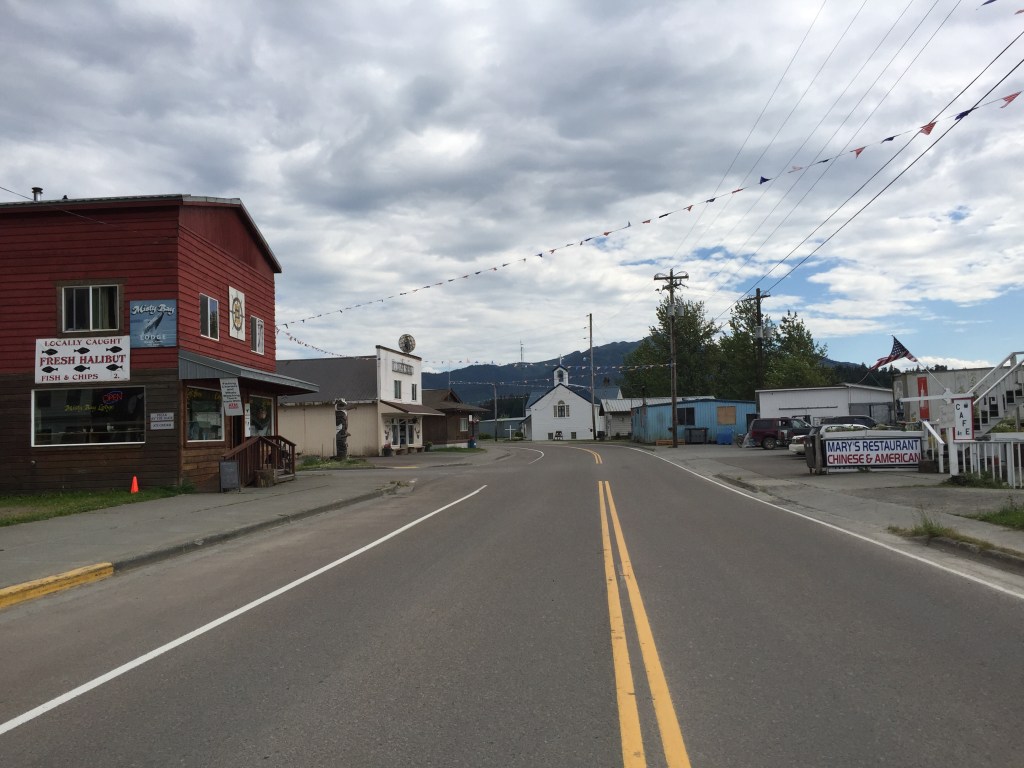Hoonah Town centre. Photo Ray Penson