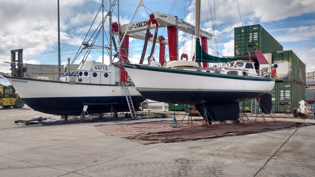 Truce on the hard in Wrangell