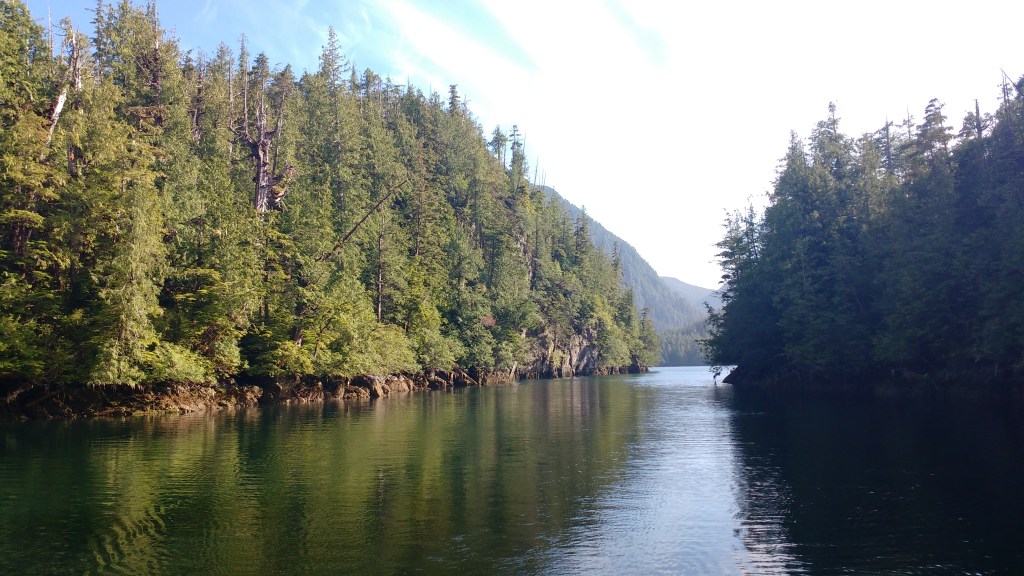 Narrow entrance to Klaskish Inlet.Ray Penson