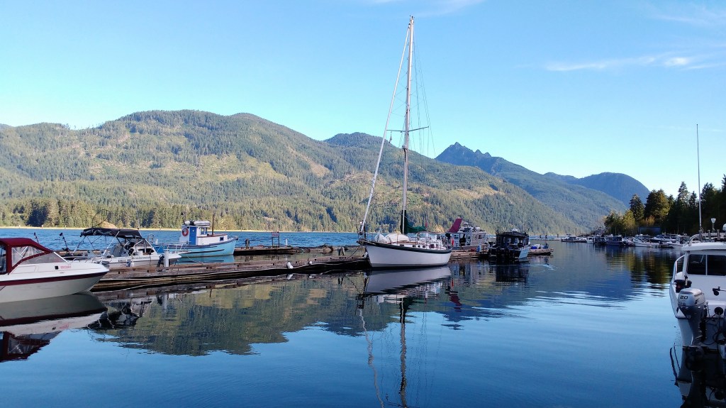 Secure in Westview Marina Tahsis.Ray Penson