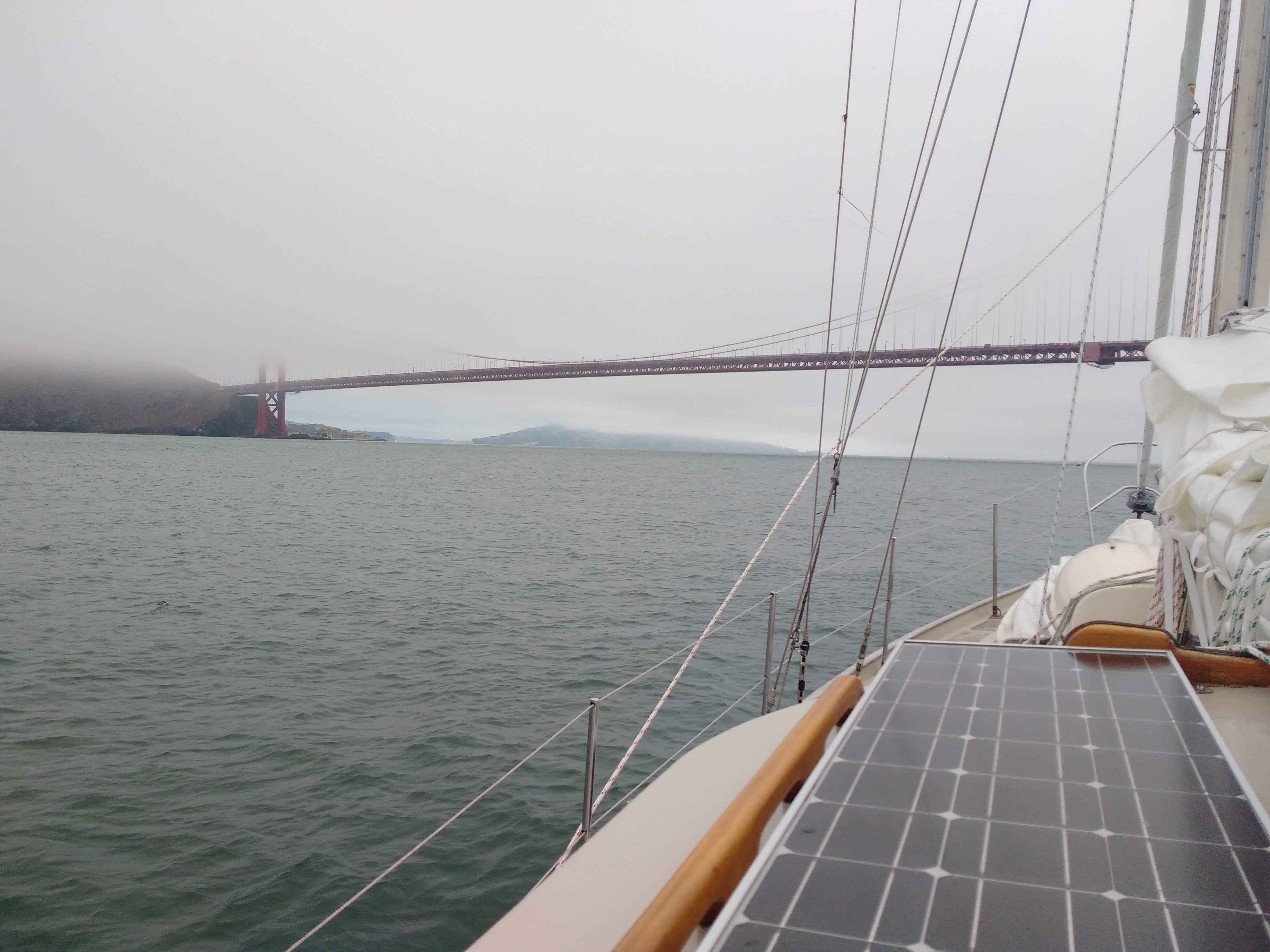 Approaching Golden Gate Bridge. Photo Ray Penson