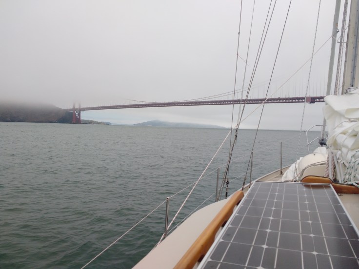 Approaching Golden Gate Bridge. Photo Ray Penson