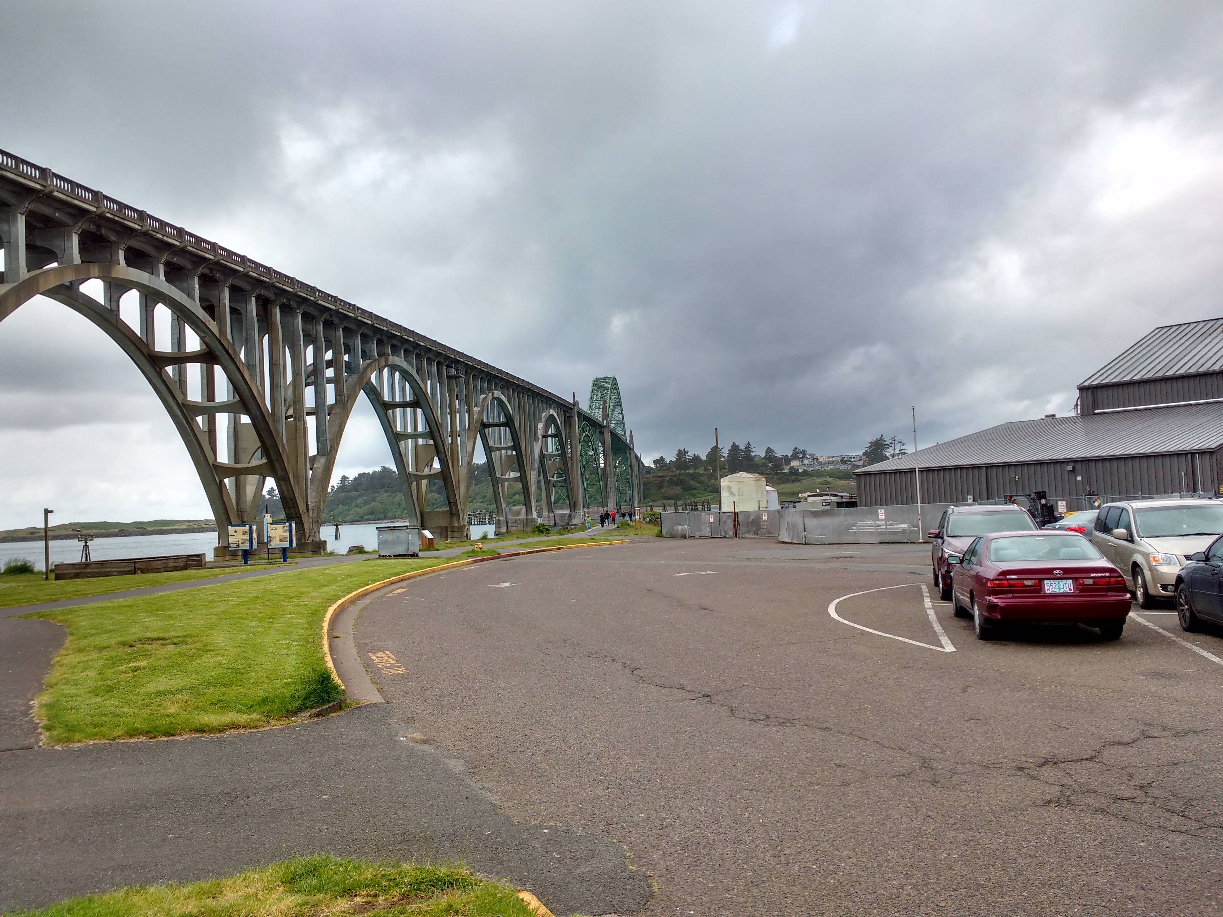 Yaquina River Bridge - Just Walked Across.Photo Ray Penson jpg