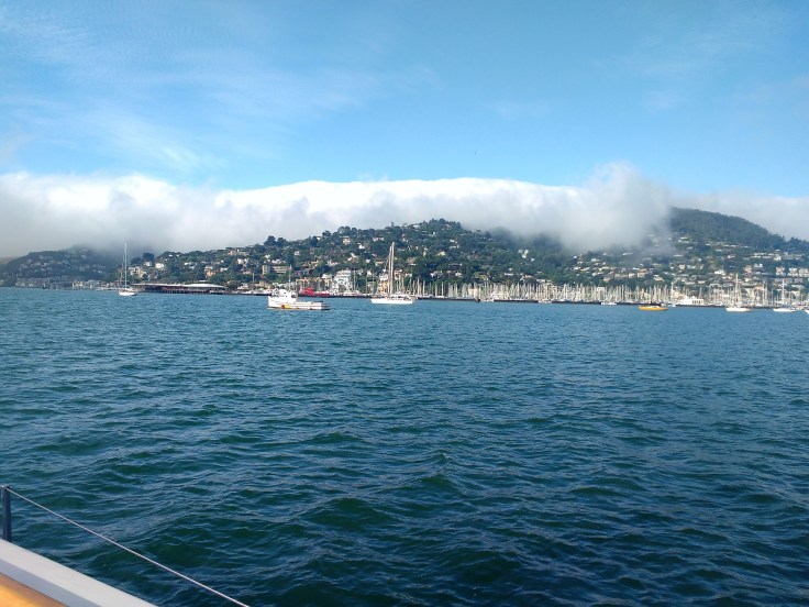 Sausalito getting Cloud Bombed Photo. Ray Penson