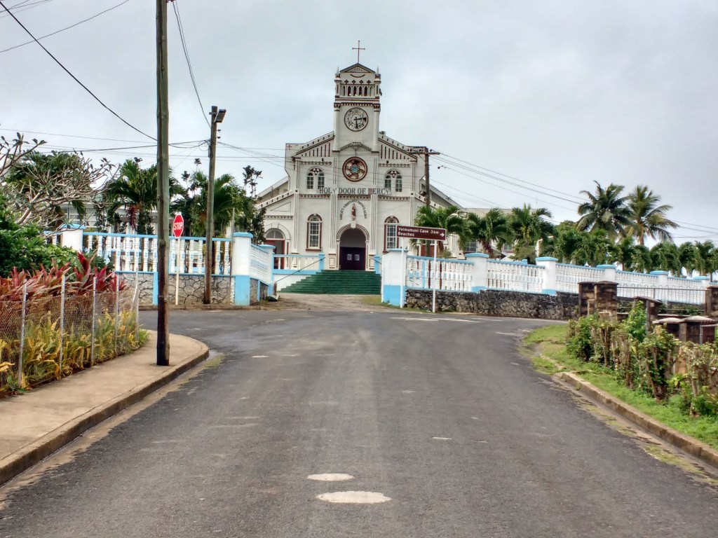 Holy Door Of Mercy Church Neiafu, Tonga. Photo Ray Penson