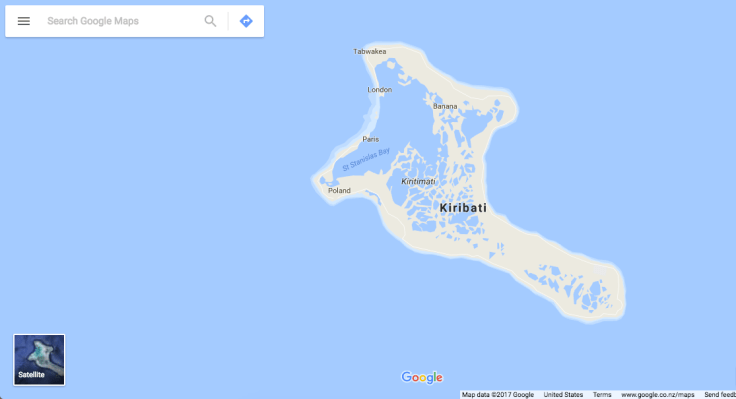 KIRITIMATI, Christmas Island. Photo Google Map