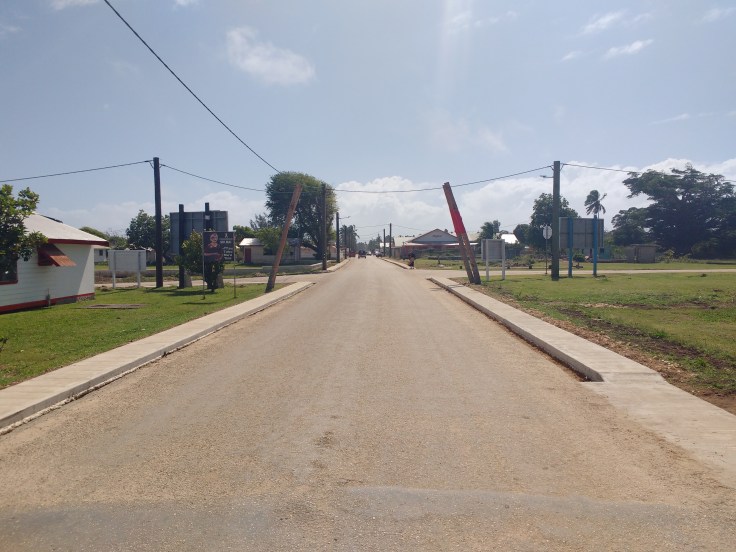 Pangai Main street. Tonga
