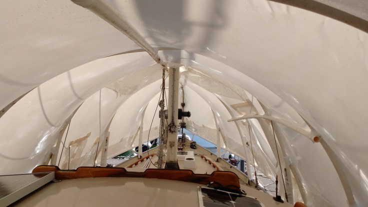 Inside Shrink Wrap. Photo, Ray Penson