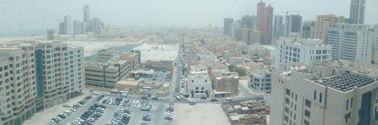 View from Hotel Bahrain.Photo Ray Penson. Sailing Yacht Truce