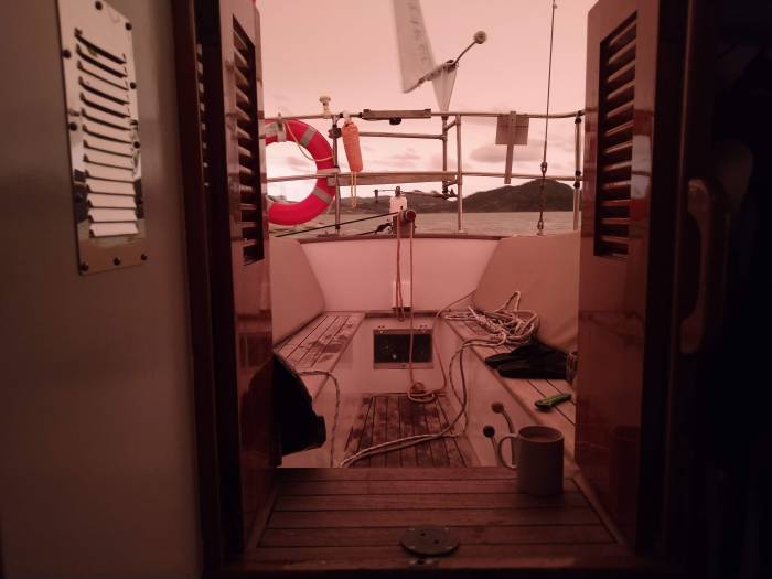 Orange tinge from Australian bush fires