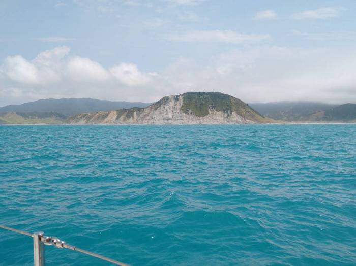 East Cape with Lighthouse on top Photo Ray Penson