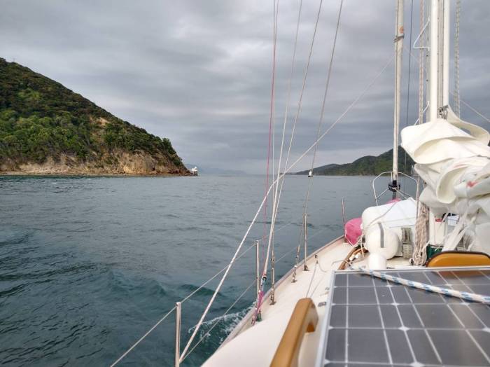 Approaching French Pass from the North. Photo Ray Penson