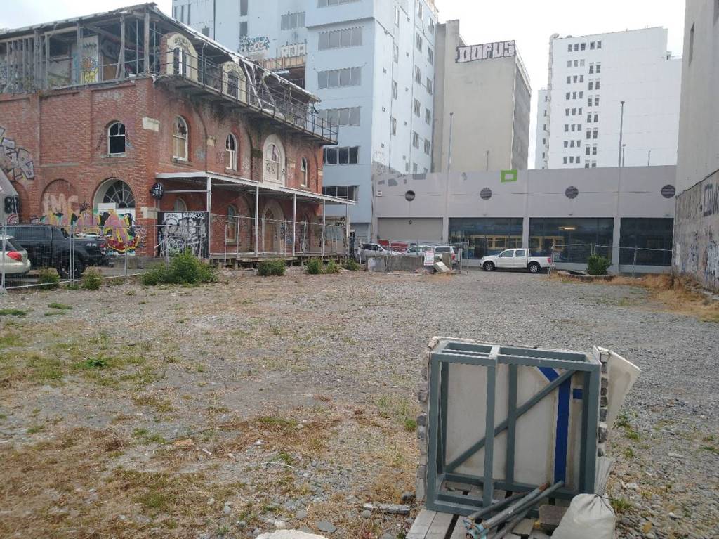 Broken, empty and derelict buildings and spaces in the city. Photo Ray Penson