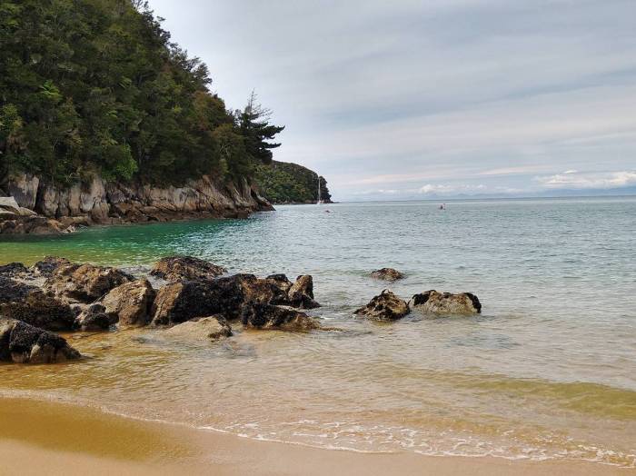 Truce anchored in Watering Cove taken from Observation Beach Photo Ray Penson
