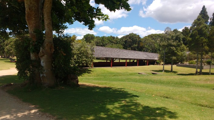 Waka shed Waitangi Grounds Photo Ray Penson