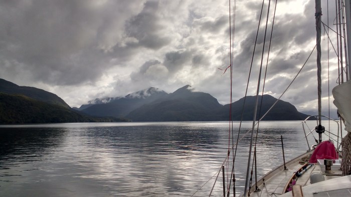 Heading into Acheron Passage. Photo Ngozi Penson