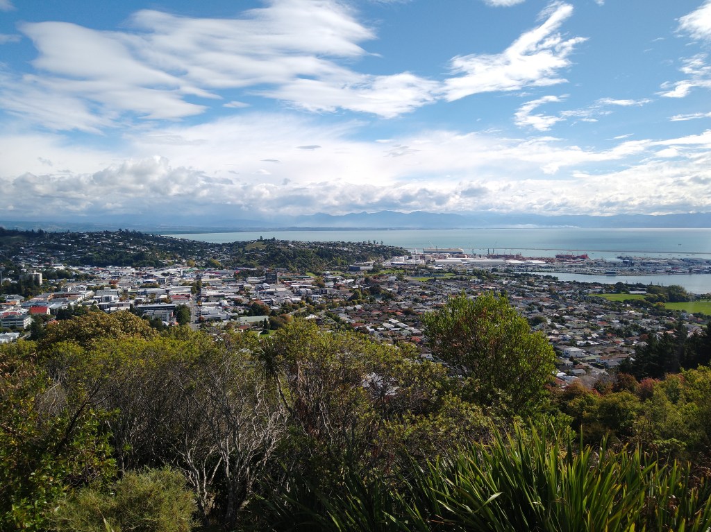 Nelson City and Port from Botanical Hill. Photo Ray Penson