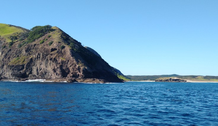 Hooper Point looking into Spirits Bay anchorage. Photo Ray Penson