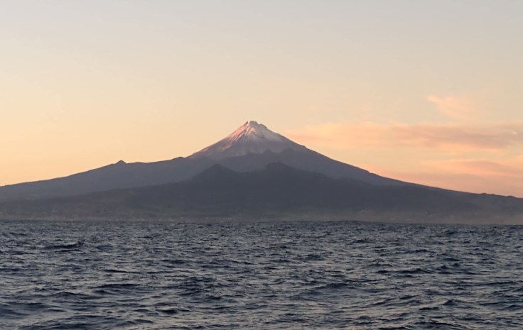 Morning Sunrise on Mount Taranaki. Photo Ray Penson