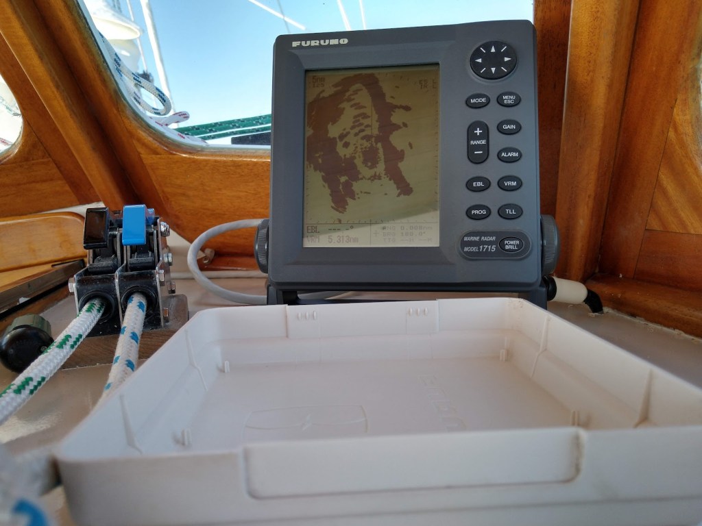 Radar installed and running. Photo Ray Penson