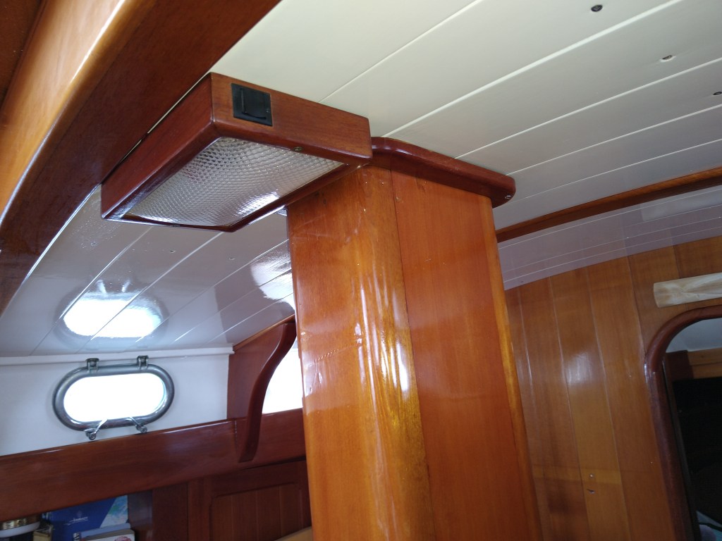 Spartite finished and joinery back in place. Photo Ray Penson