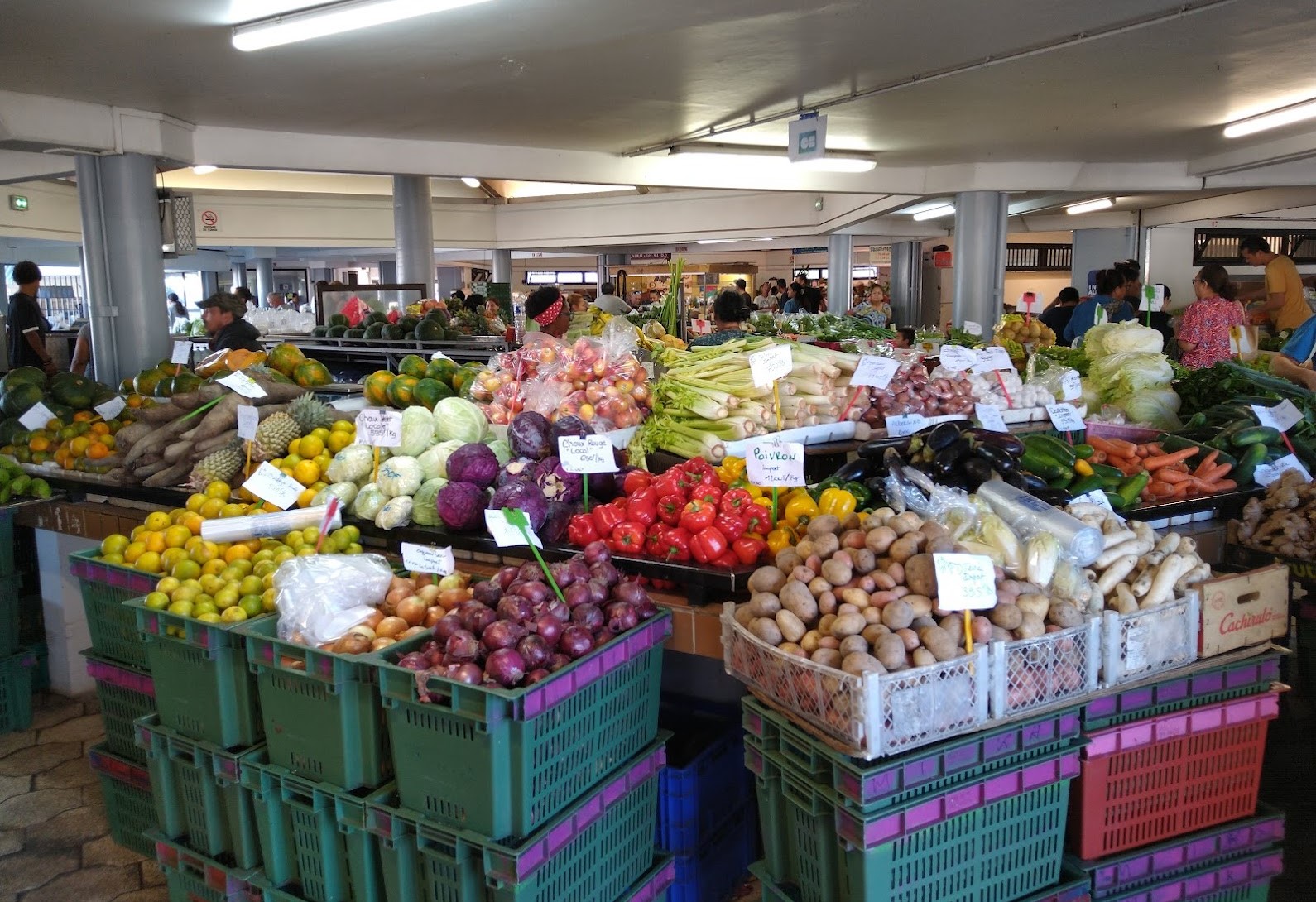Vegetable Market, lovely but expensive. Photo Ray Penson