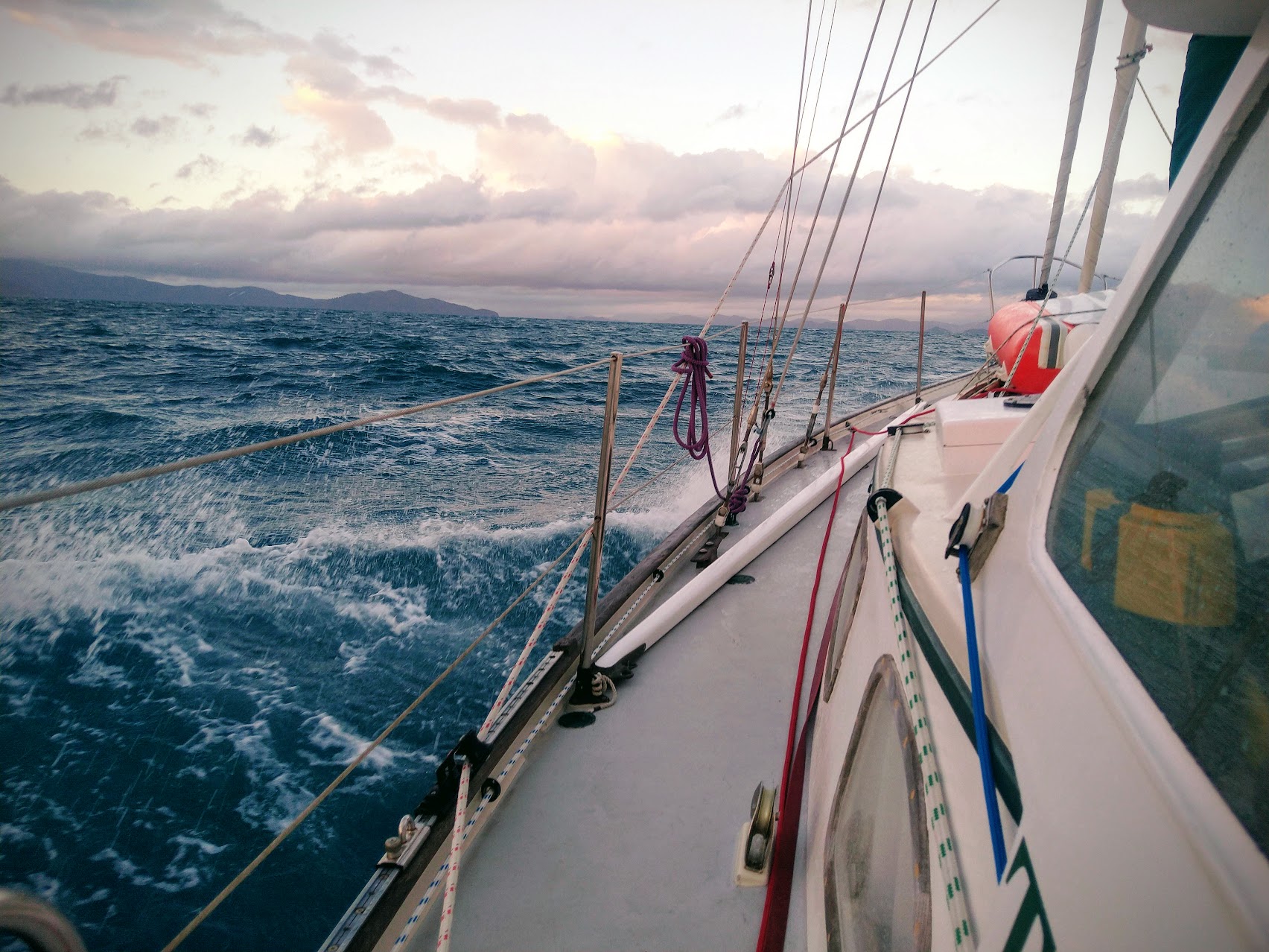 Departing Nava Bay, Whitsundays. Photo Ray Penson
