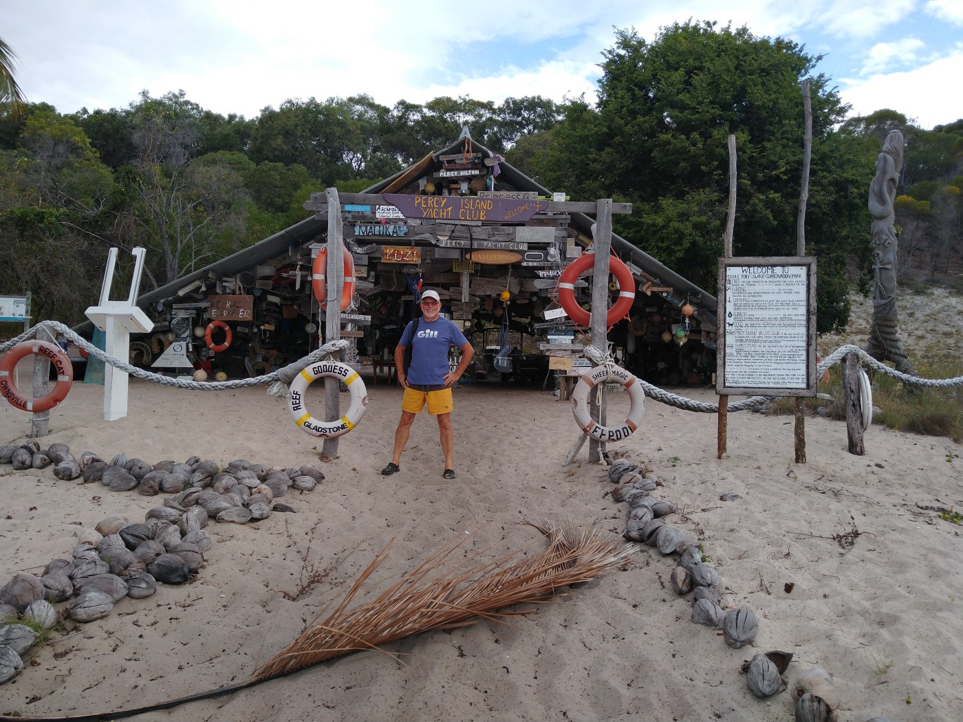 Percy island Yacht Club. Photo Anon.