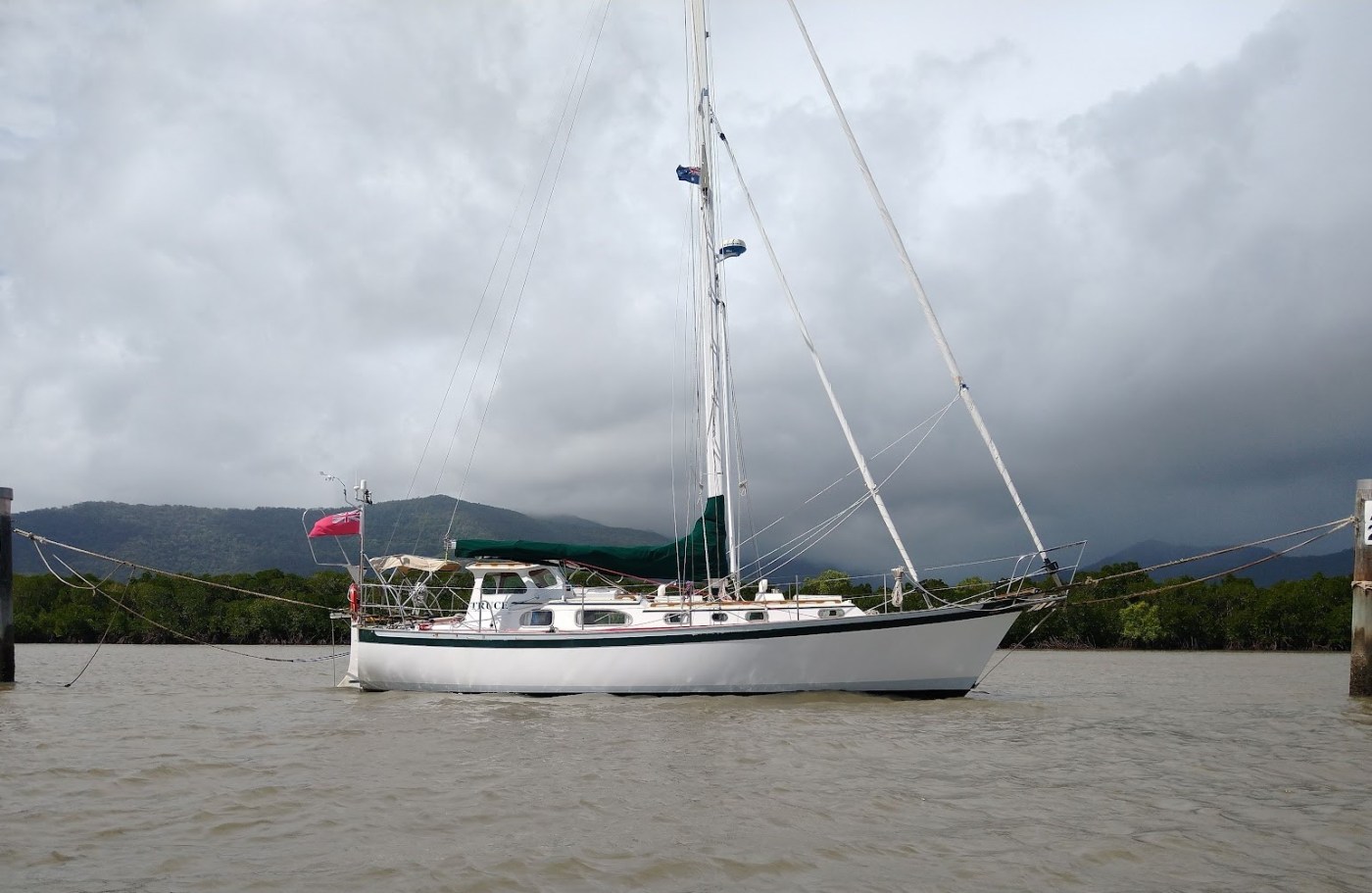 Truce on a mooring in Cairns. Photo Ray Penson