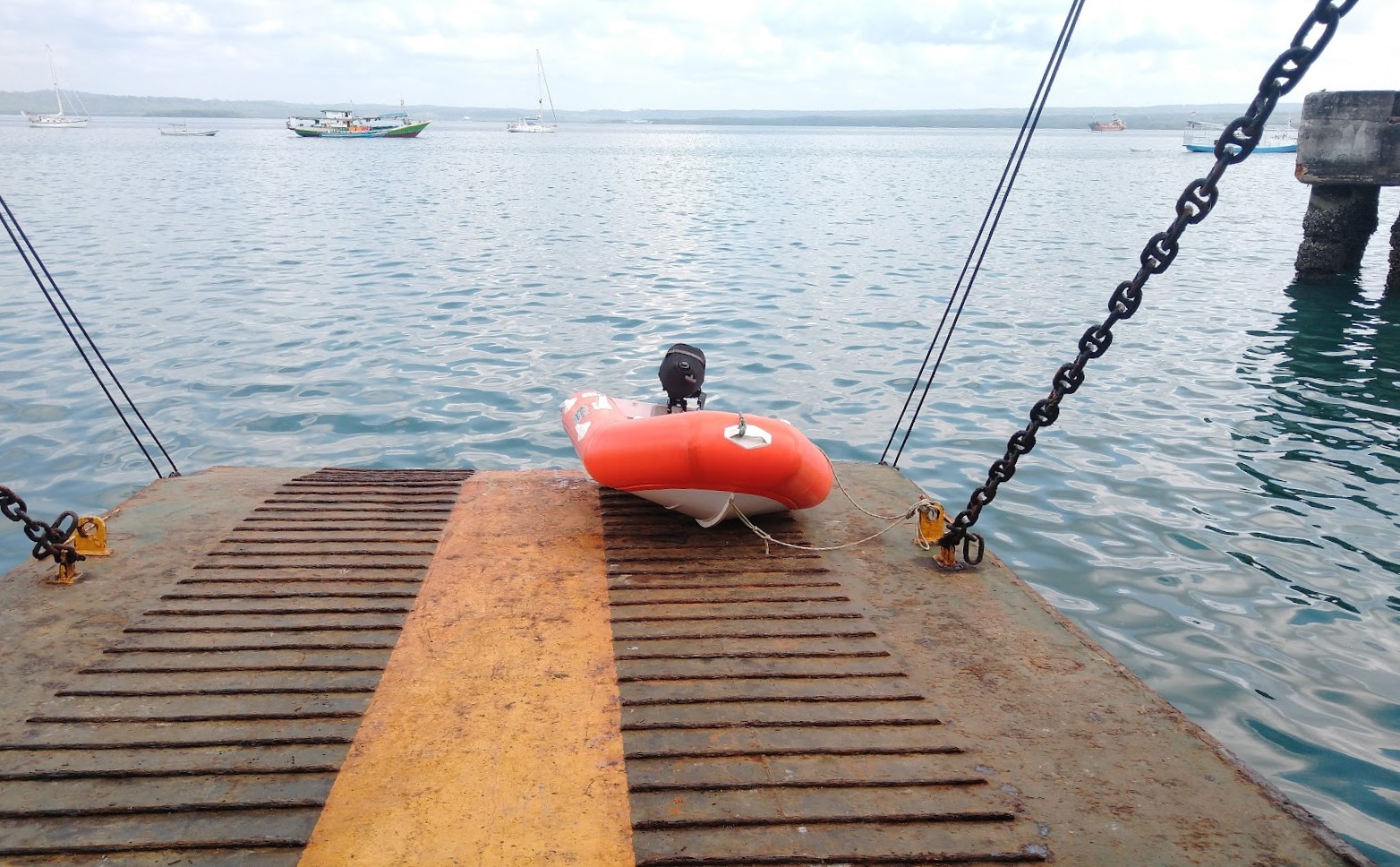 Saumlaki Shore Access for checking in. Photo Ray Penson