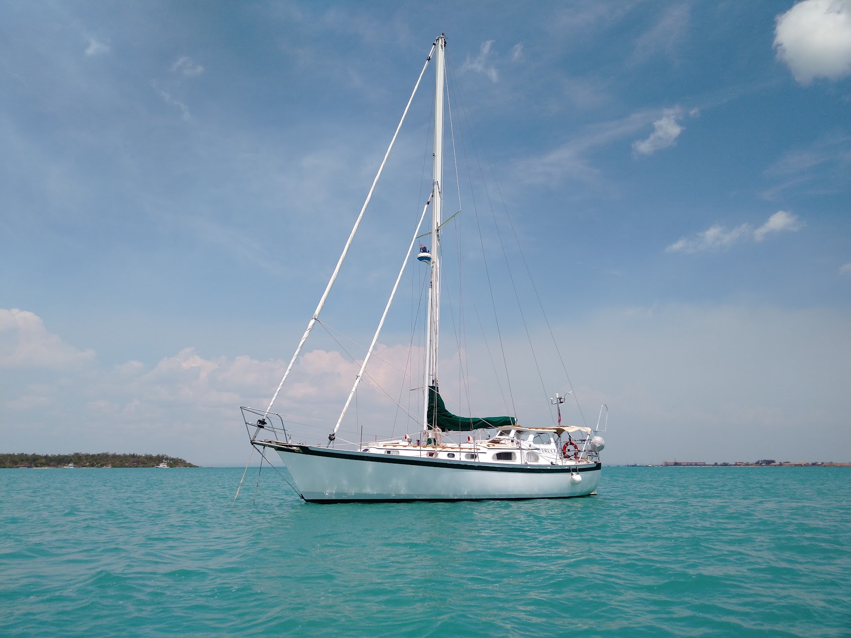 Truce Anchored at Gove. Photo Ray Penson