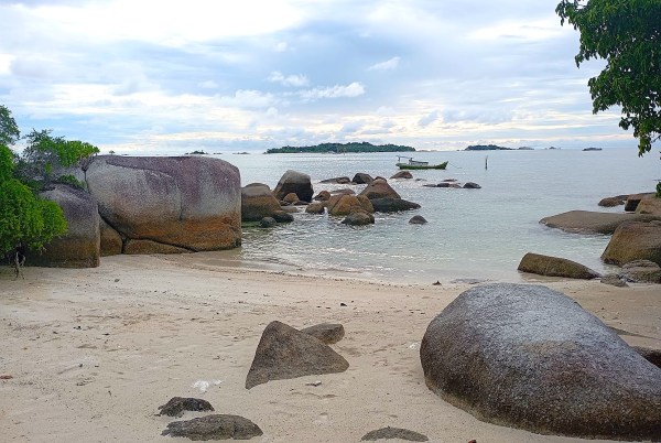 Secluded Cove at Belitung. Photo Ray Penson