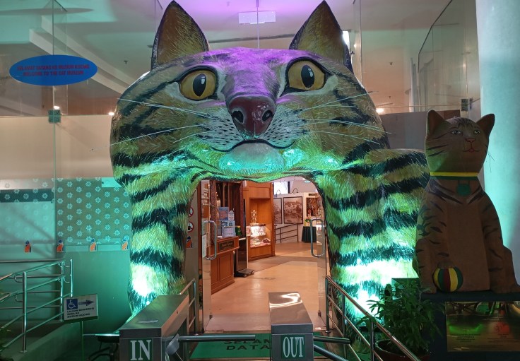 Into the cat, Kuching Cat Museum. Photo Ray Penson
